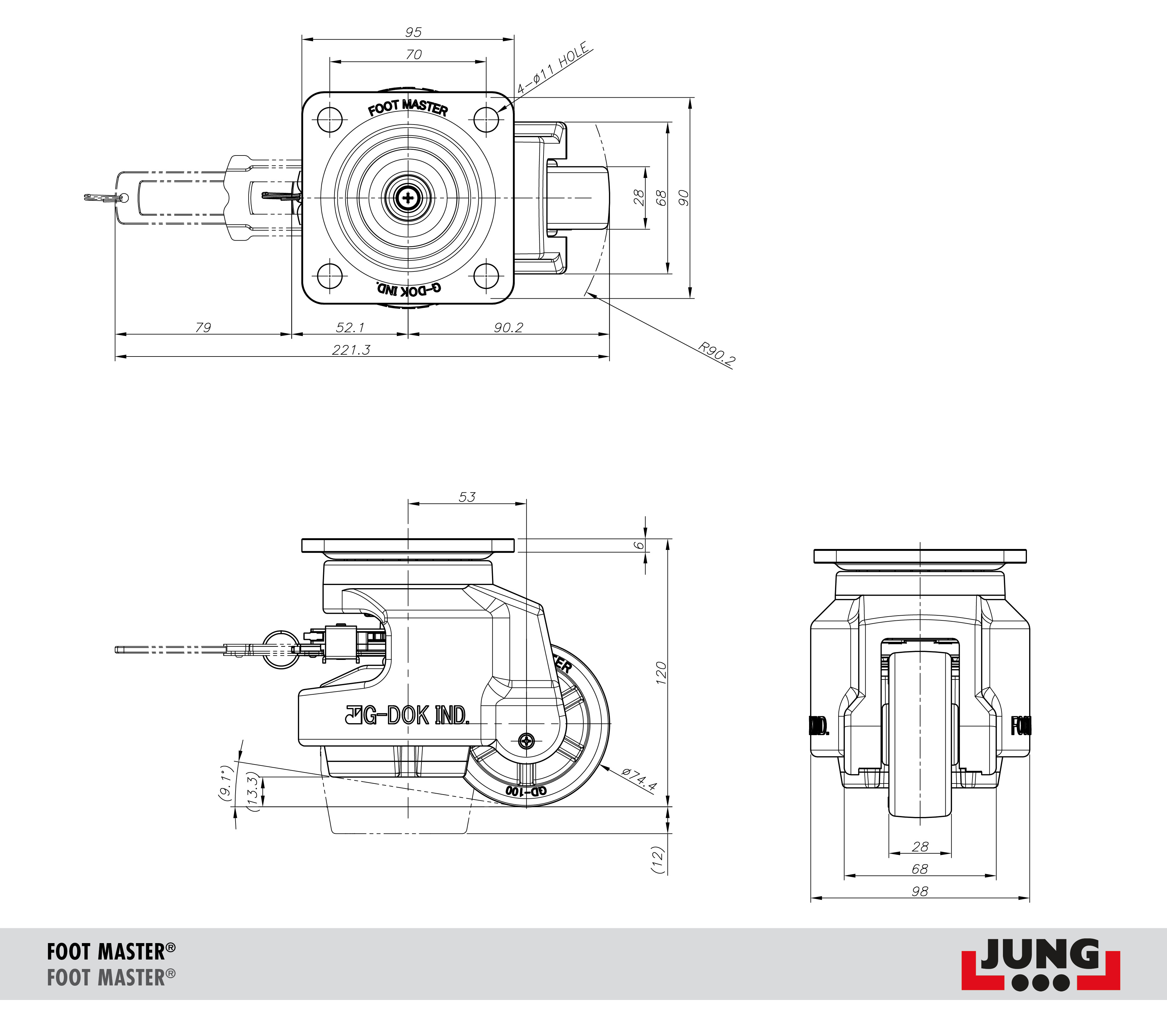 Heberolle JGDR 100 F
