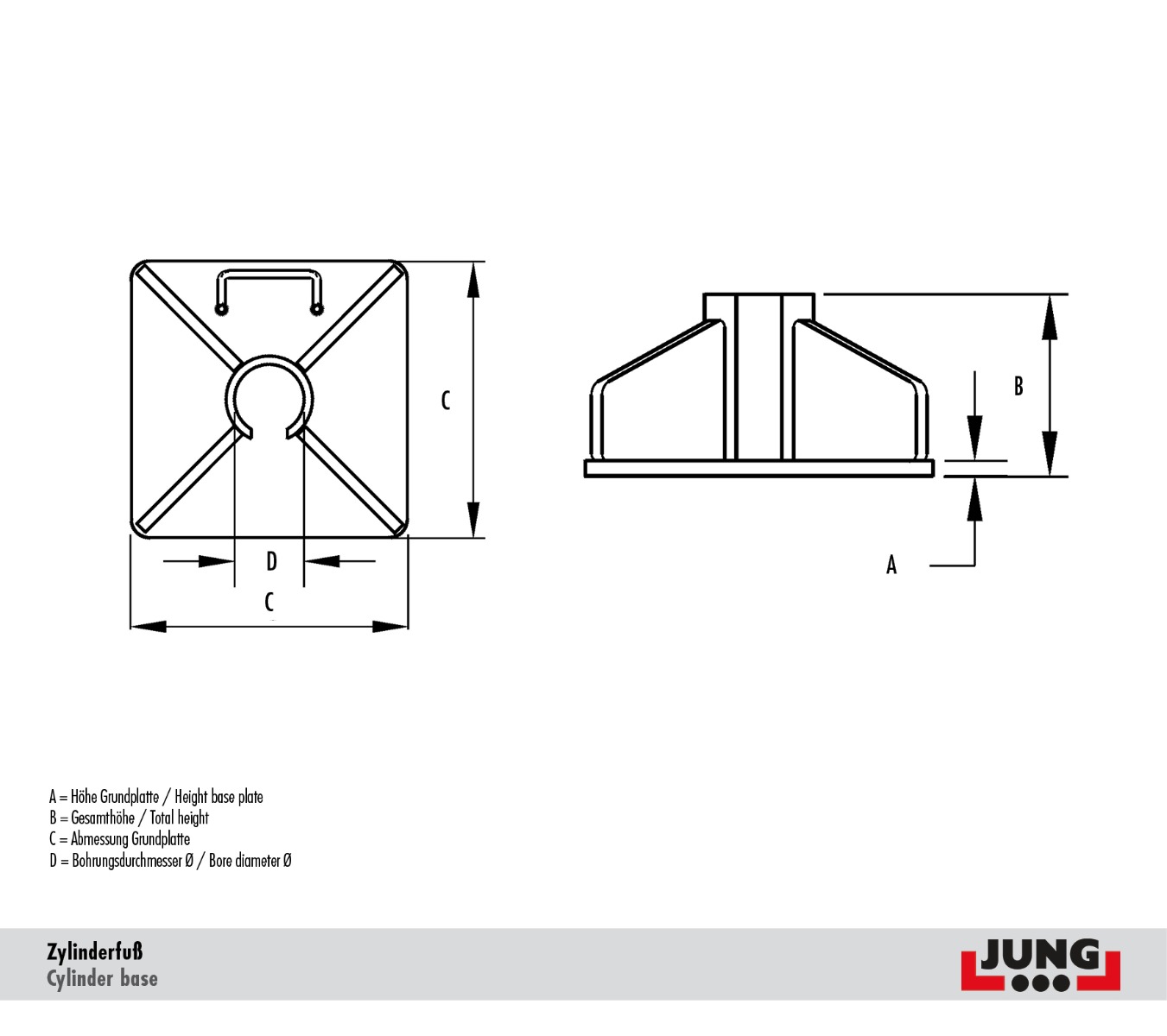 JCB 05 - Zylinderfuß